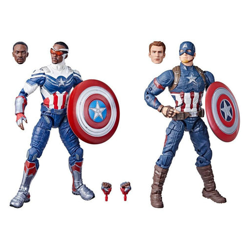 Marvel Legends 2-Pack Captain America: Sam Wilson & Steve Rogers 15 cm