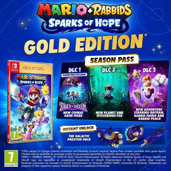 Mario and Rabbids Sparks Of Hope Gold Edition - Nintendo Switch