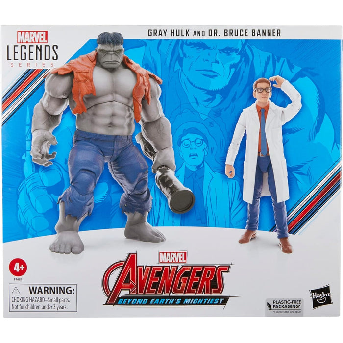Marvel Legends Gray Hulk and Dr. Bruce Banner Avengers 60th Anniversary Collection