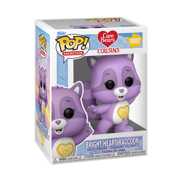 Pop Animation Care Bear Cousins Bright Heart Raccoon