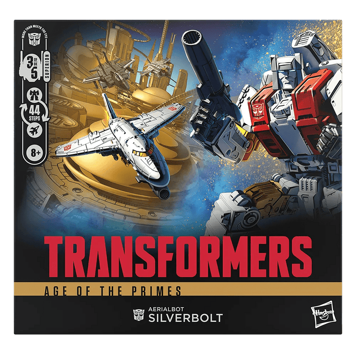Transformers: Age Of The Primes: Commander Class Action Figure: Aerialbot: Silverbolt