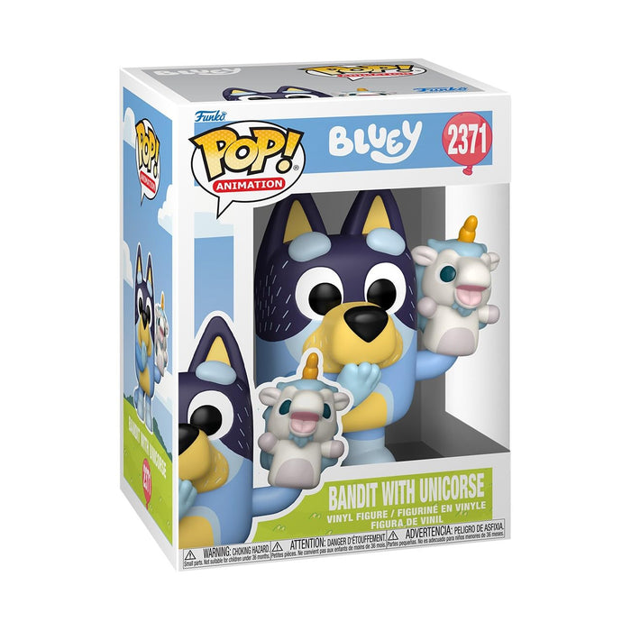 Bluey Bandit With Unicorse Pop! Vinyl Figure