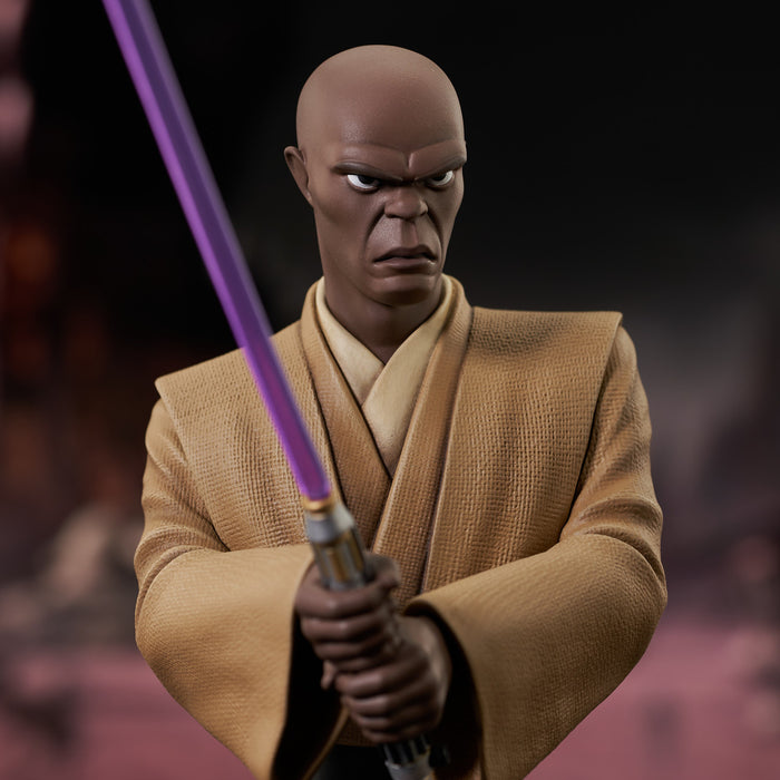 Diamond Select Toys Gentle Giant Star Wars Mace Windu 1/7 Scale Mini-Bust