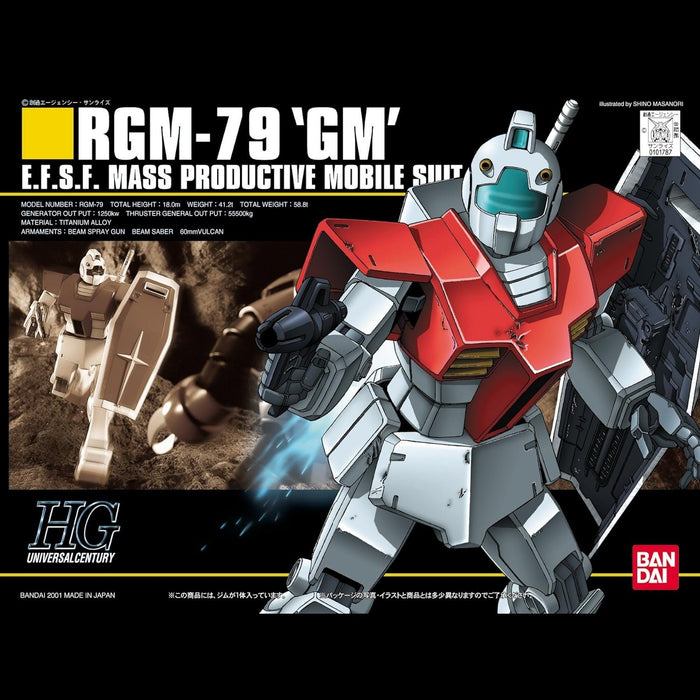 Mobile Suit Gundam HGUC RGM-79 'GM'