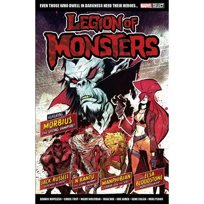 bloodstone and the legion of monsters Legions Of Monster Trade Paperback