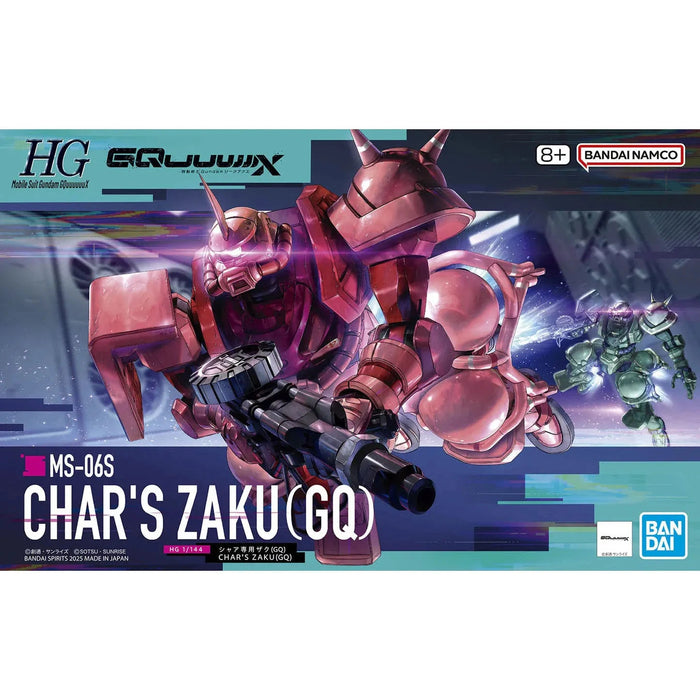 Mobile Suit Gundam: GQuuuuuuX: HG 1/144 Char's Zaku (GQ)