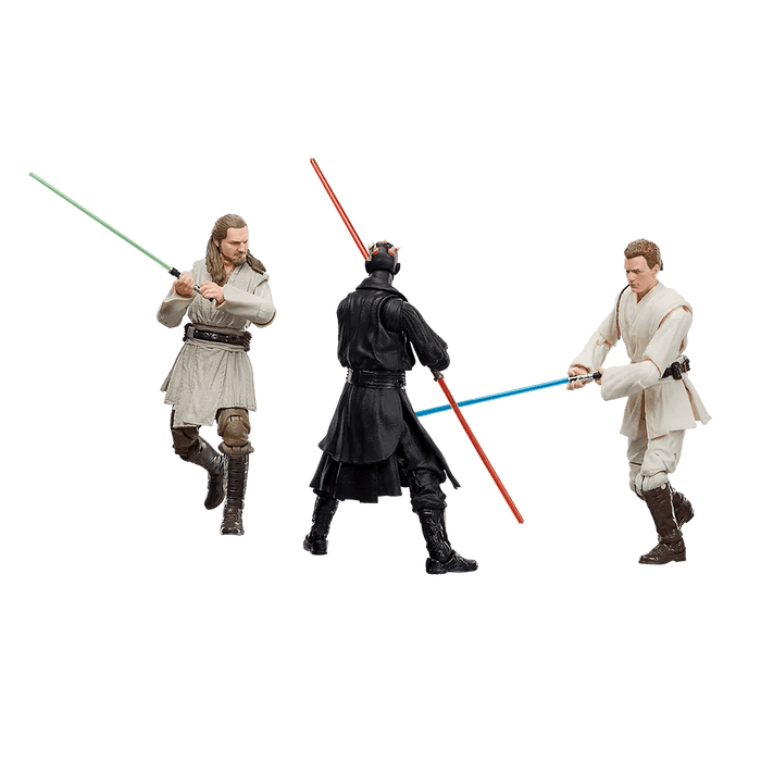 Star Wars Black Series Action Figure 3-Pack: Darth Maul, Qui-Gon Jinn & Obi-Wan Kenobi