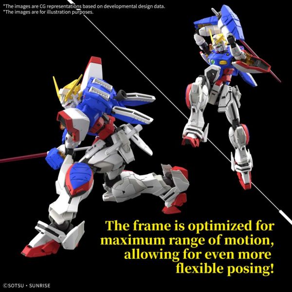 Moblie Fighter G Gundam: RG 1/144 Shining Gundam (Pre-Order Arrival date subject to change)