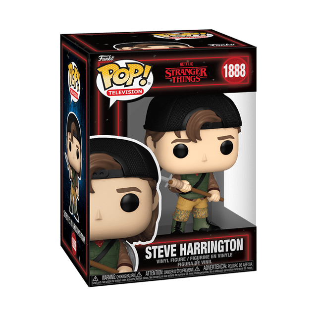 Stranger Things Season 5 Steve Harrington (With Spear) Funko Pop! Vinyl Figure