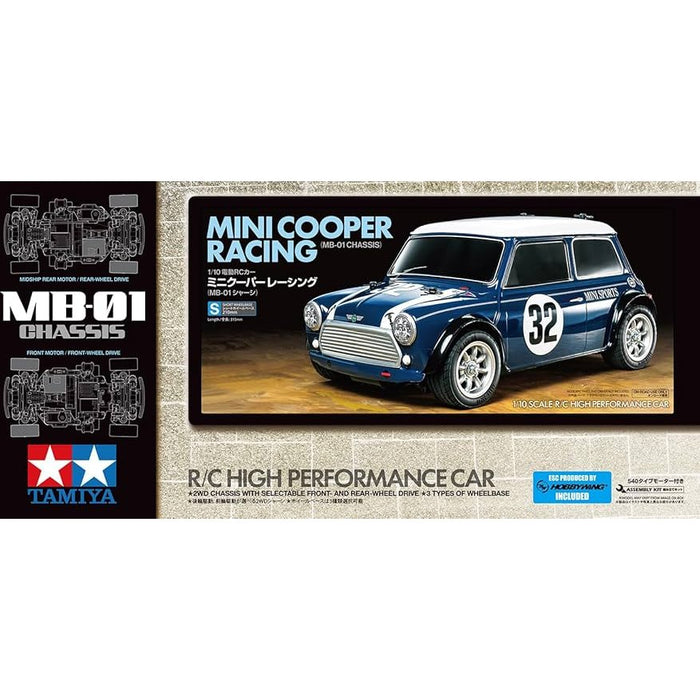 Tamiya Radio Control Model Kit - Mini Cooper Racing (MB-01)