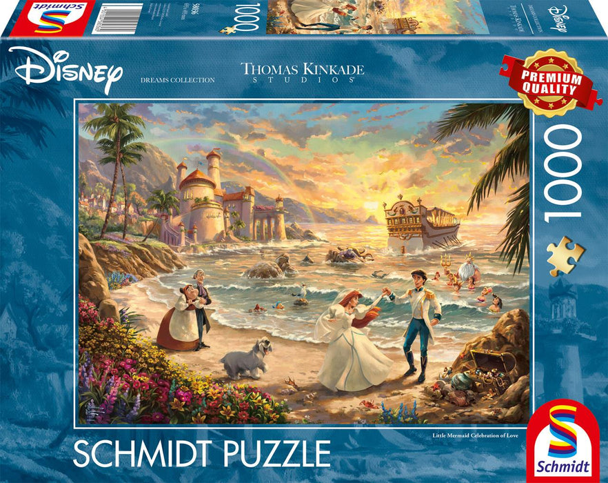 Thomas Kinkade The Little Mermaid 'Celebration Of Love' Puzzle