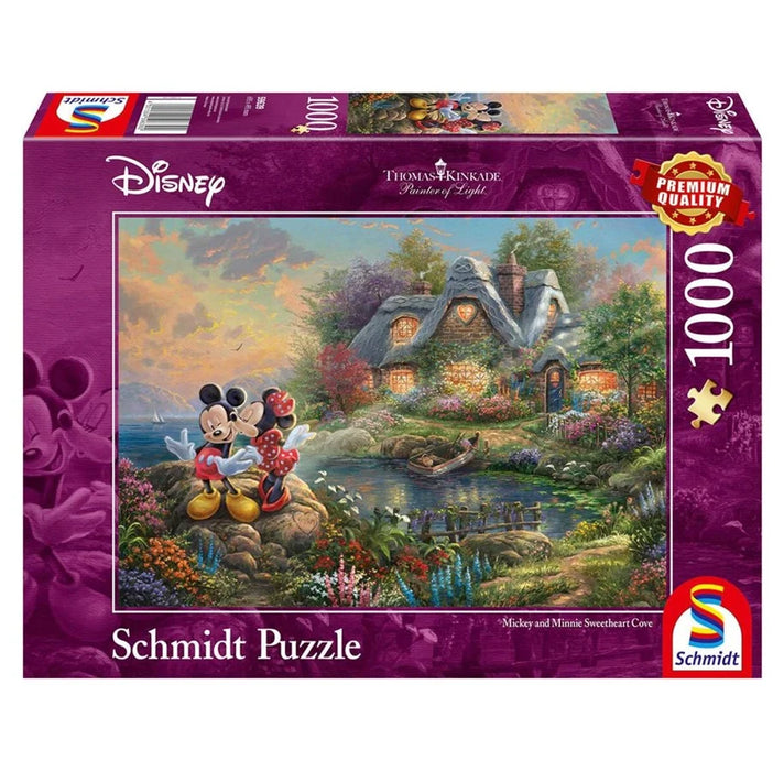 Thomas Kinkade 'Mickey And Minnie Sweetheart Cove' Puzzle