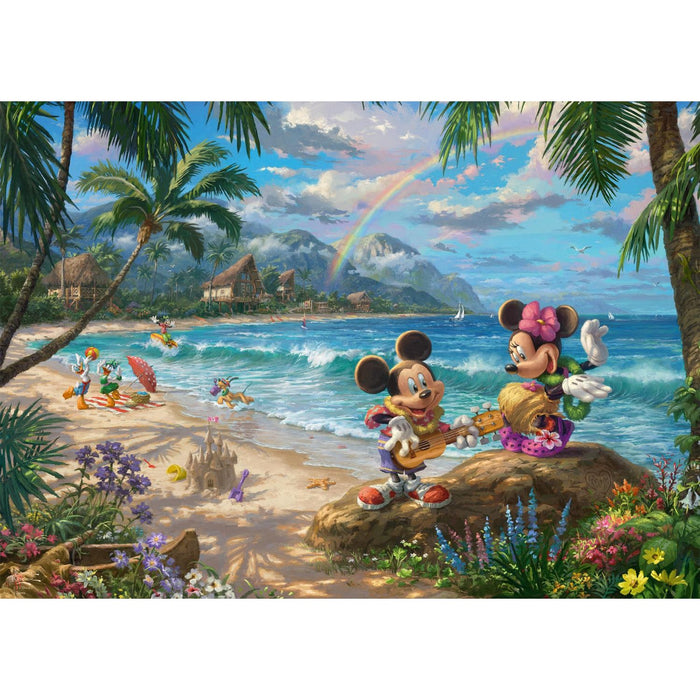 Thomas Kinkade 'Mickey And Minnie In Hawaii' Puzzle