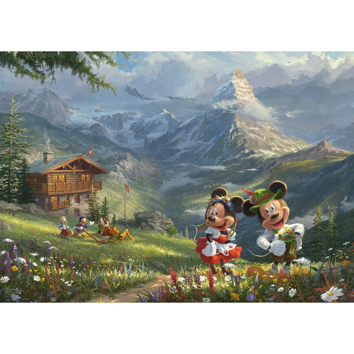 Thomas Kinkade 'Mickey And Minnie In The Alps' Puzzle