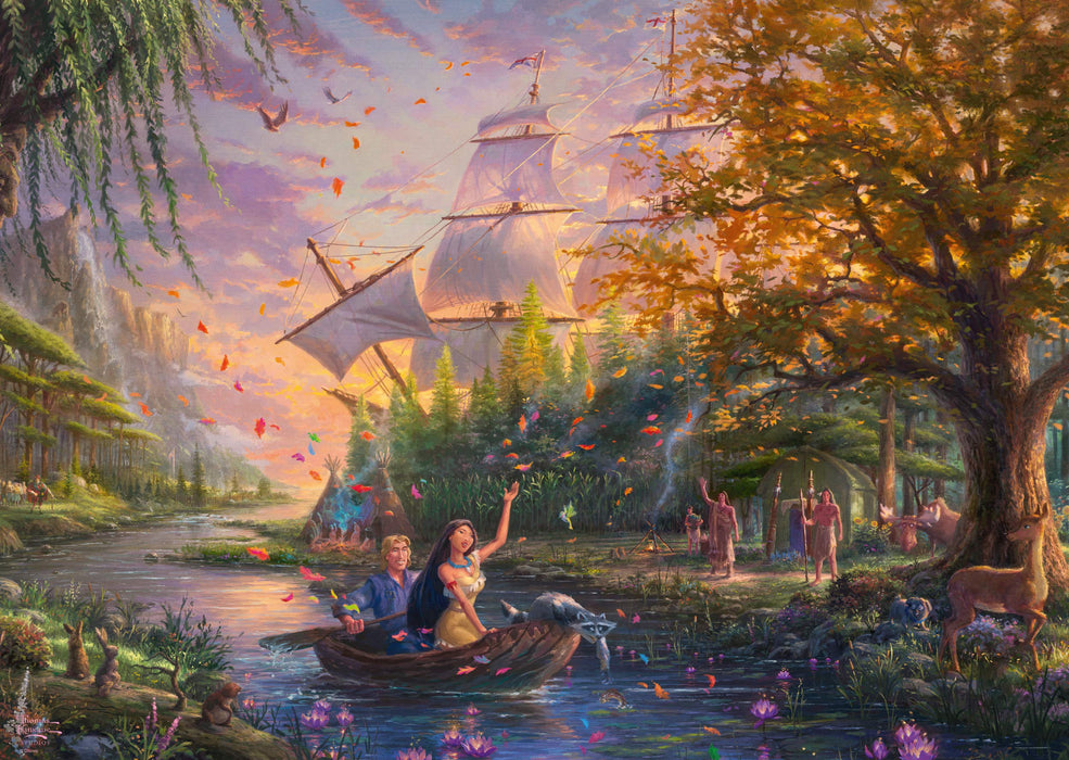 Thomas Kinkade 'Pocahontas' Puzzle