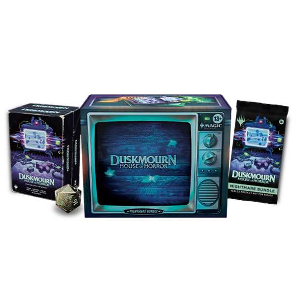 magic: the gathering duskmourn: house of horror collector booster box Magic: The Gathering: Duskmourn House of Horrors Nightmare Bundle — Gobsmack Comics