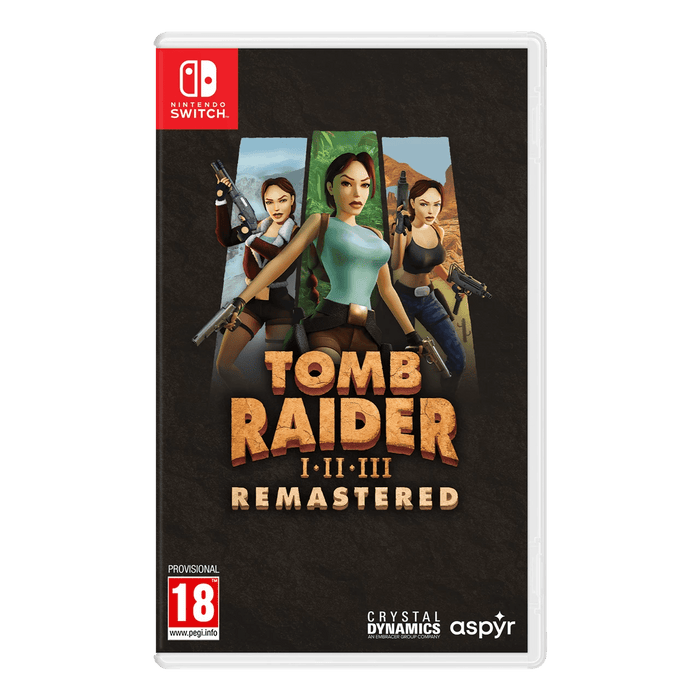 Tomb Raider I-III Remastered Starring Lara Croft - Nintendo Switch