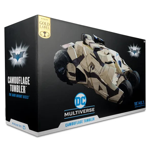 DC Multiverse Dark Knight Rises: Gold Label Camouflage Tumbler