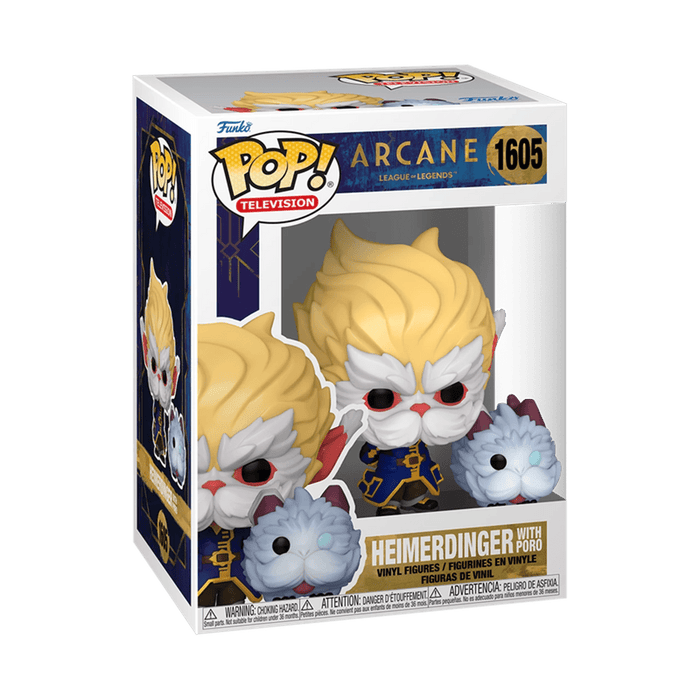 Heimerdinger With Poro Arcane League Of Legends Funko Pop