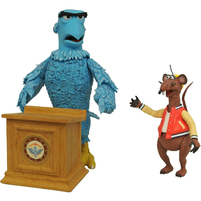DST Disney The Muppets: Sam the Eagle & Rizzo the Rat Figures