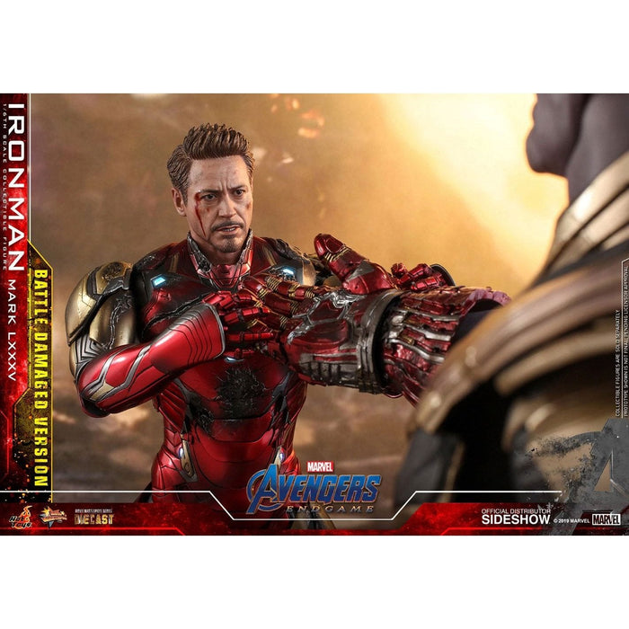 Avengers: Endgame Iron Man Mark LXXXV Battle Damaged Diecast Action Figure 1/6