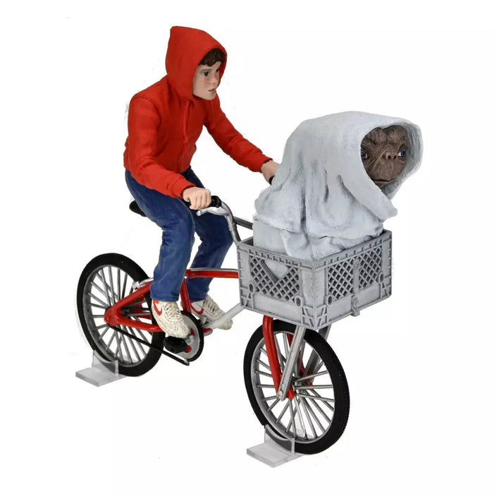 E.T. 40th Anniversary E.T. & Elliott With Bicycle Action Figure