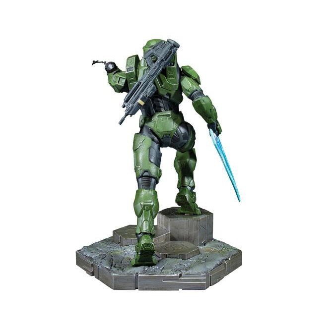 Halo Infinite PVC Statue Master Chief & Grappleshot