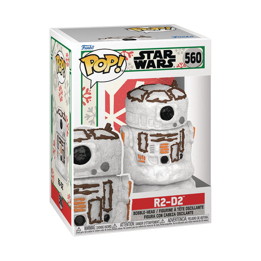 Pop Star Wars Holiday Snowman R2-D2