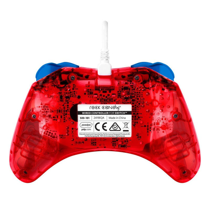 Rock Candy Mario Wired Nintendo Switch Controller