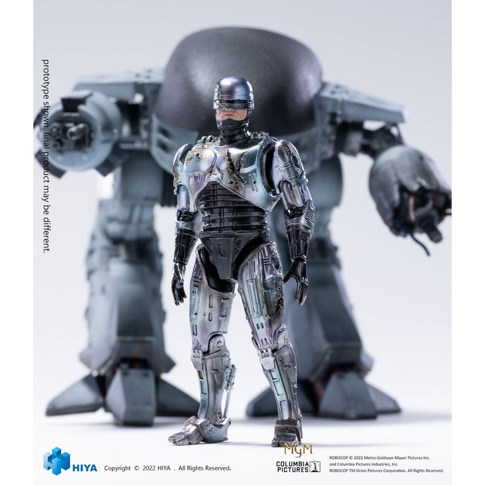 SDCC Hiya Toys Robocop Vs ED 209 - Battle Damaged Previews Exclusive Limited Edition
