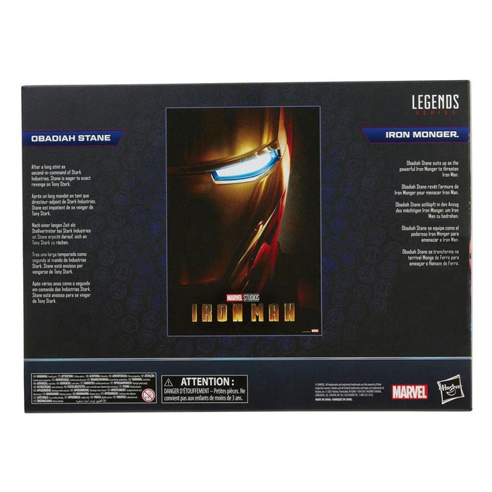 The Infinity Saga Marvel Legends Action Figures 2021 Obadiah Stane & Iron Monger Iron Man 15 cm