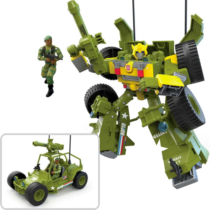 Transformers x G.I. Joe Bumblebee & Lonzo Wilkinson Action Figures