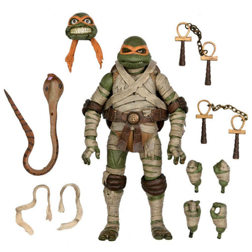 Universal Monsters x TMNT Michelangelo as The Mummy Ultimate Action Figure